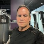Photo of Ed Evon, cancer patient, at the gym