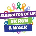 logo and promotion for cancer survivors 5K on June 2, 2024